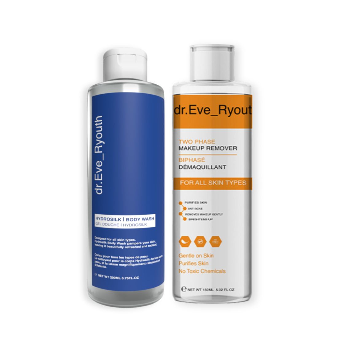 Hydrosilk Body Wash 200ml +Refreshing and Hydrating Micellar Water 2 in 1 150ML main product photo