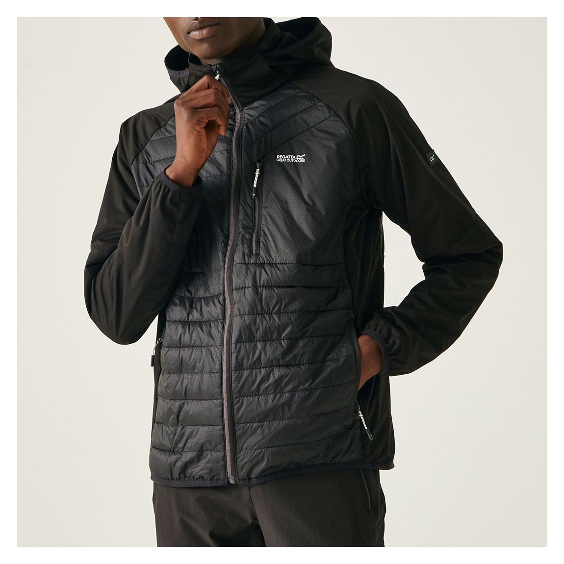 Black Pro Hybrid Jacket main product photo