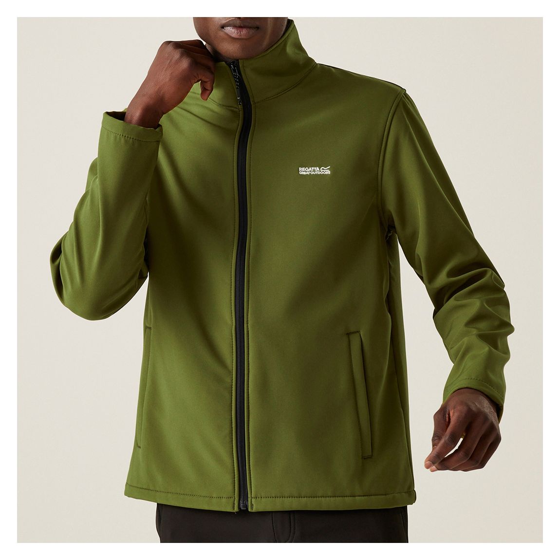 Moss Green Cera V Softshell Jacket main product photo