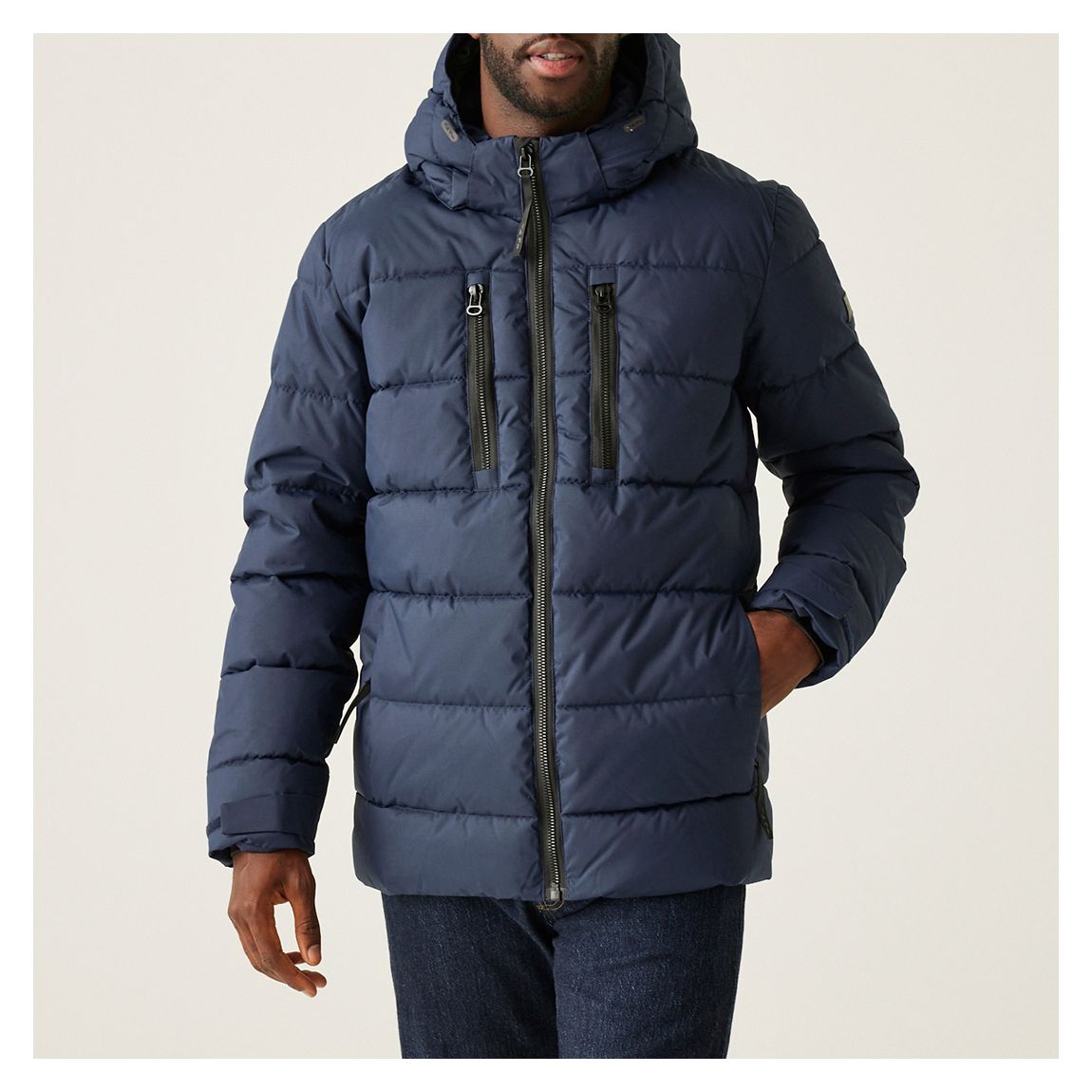 Navy Layska Padded Jacket main product photo
