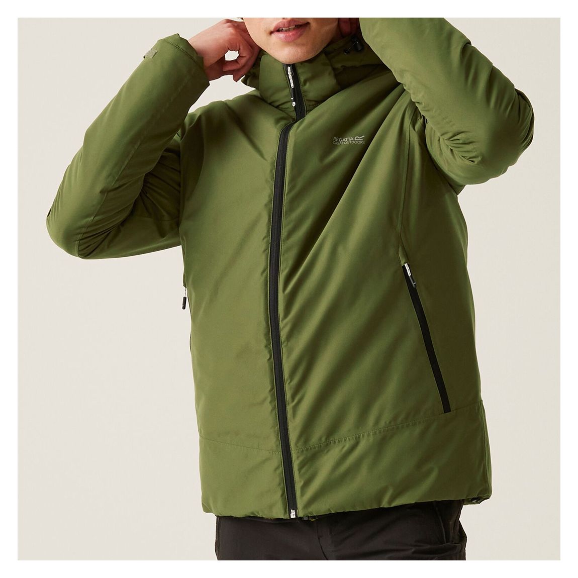 Moss Green Frelton Waterproof Insulated Jacket main product photo