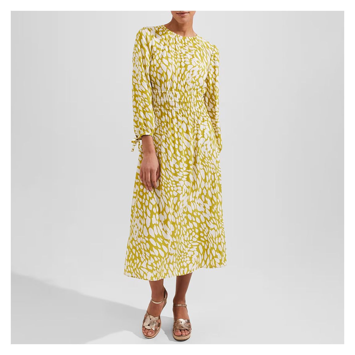 Mustard Meredith Midi Dress main product photo