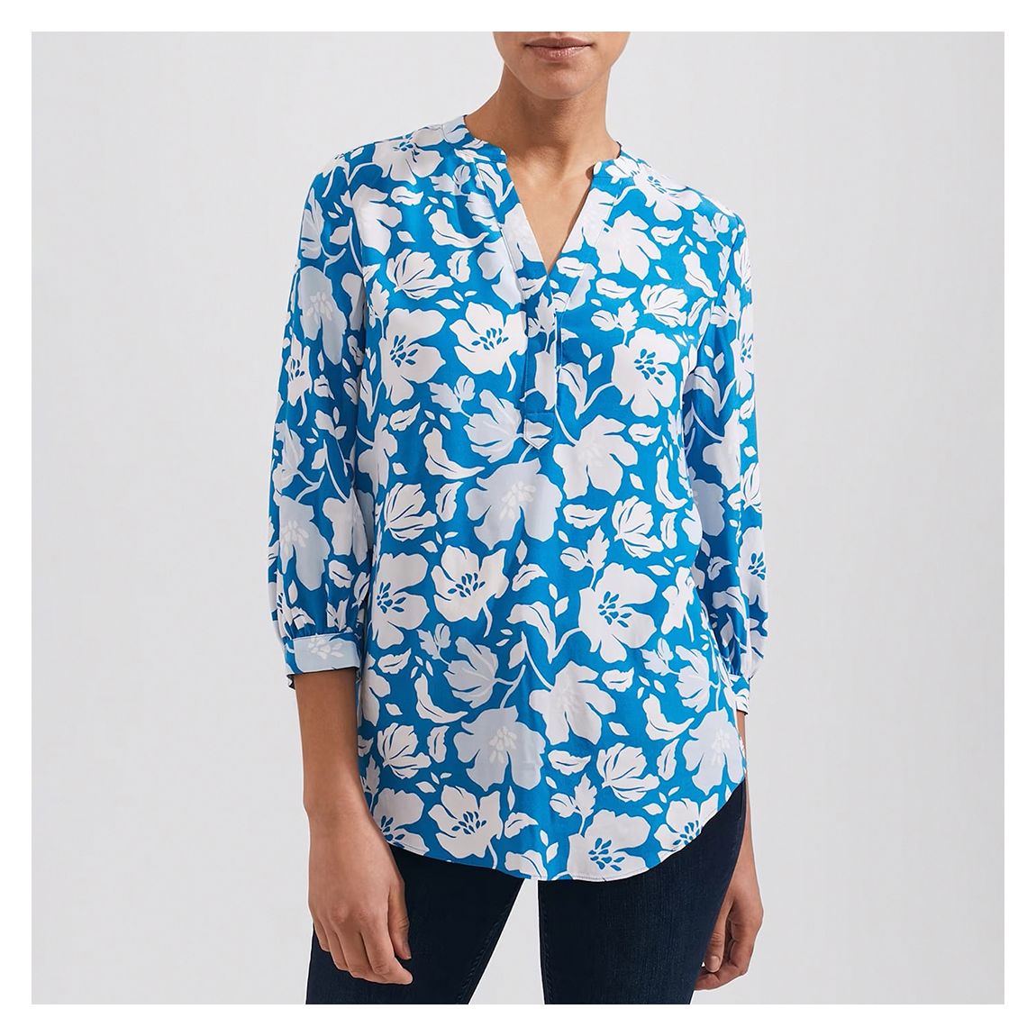 Blue Essie Longline Blouse main product photo