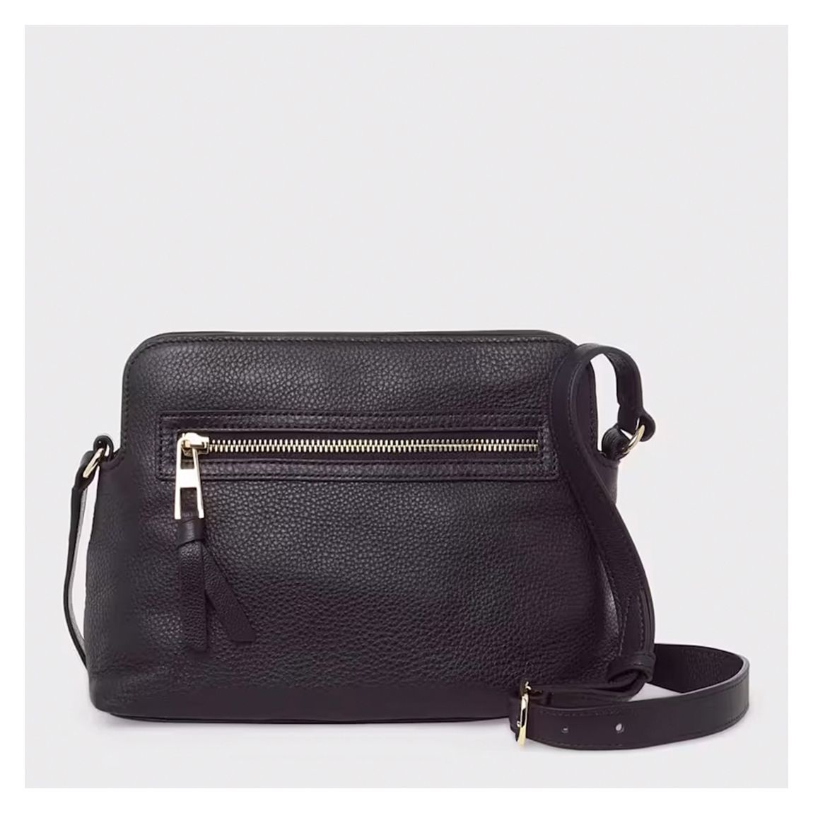 Navy Hampton Cross Body Leather Bag main product photo
