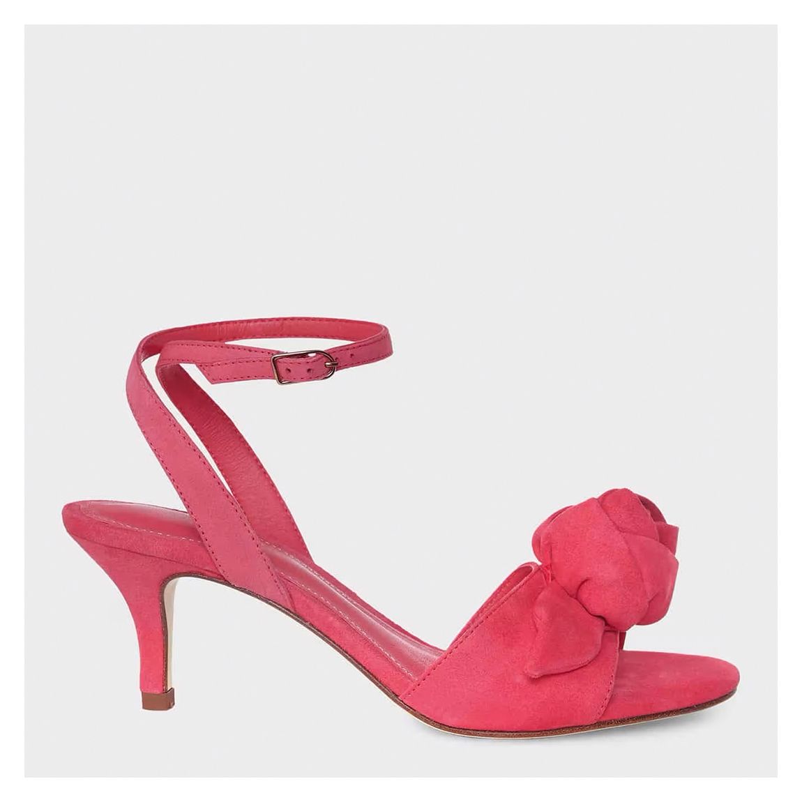 Bright Pink Maisie Suede Heels main product photo