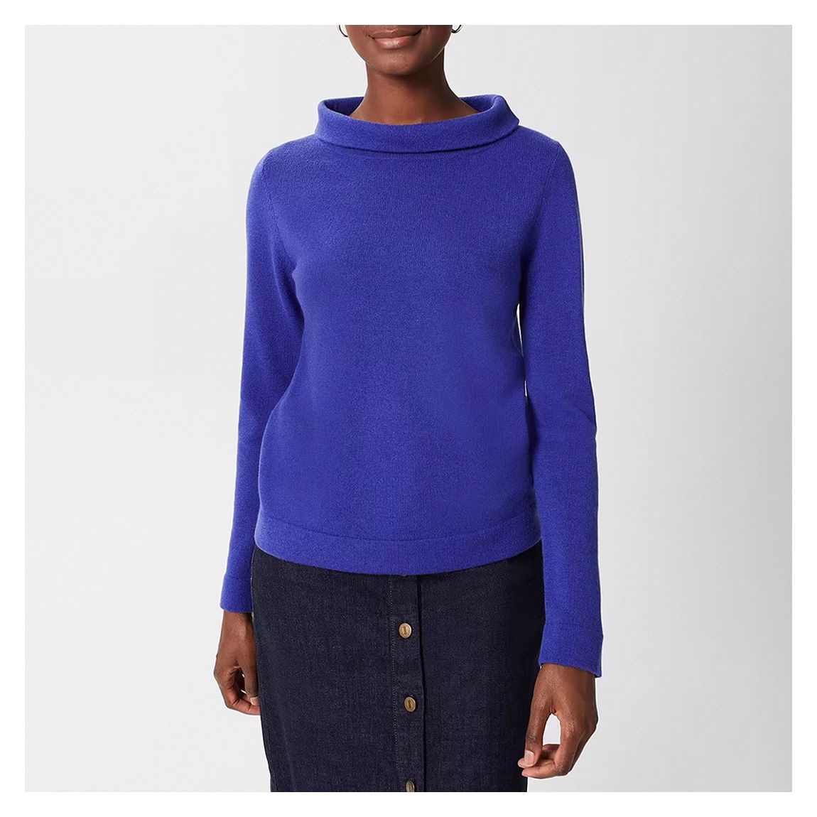 Bright Blue Audrey Cashmere Blend Jumper main product photo