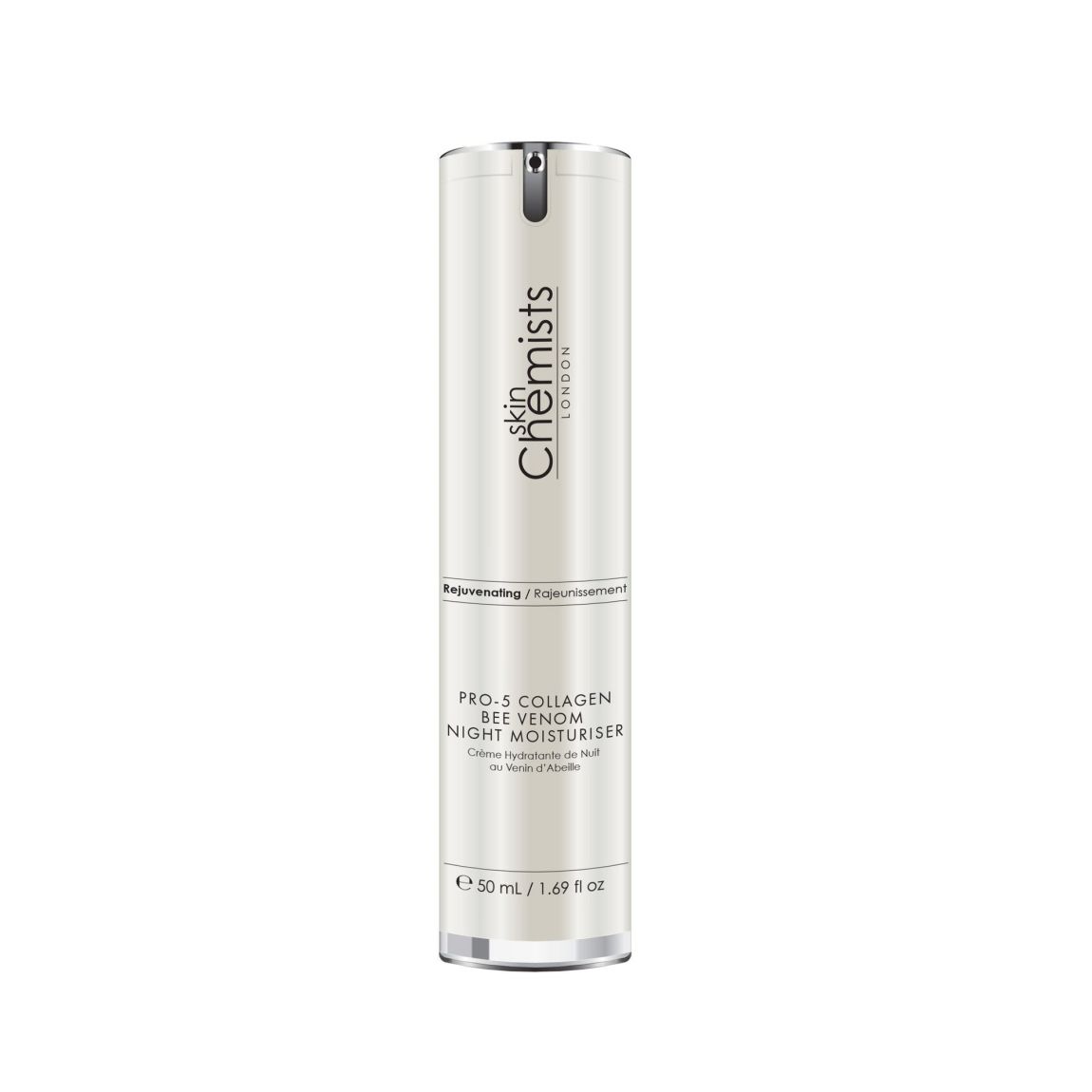 skinChemists Pro-5 Collagen Bee Venom Night Moisturiser 50ml main product photo