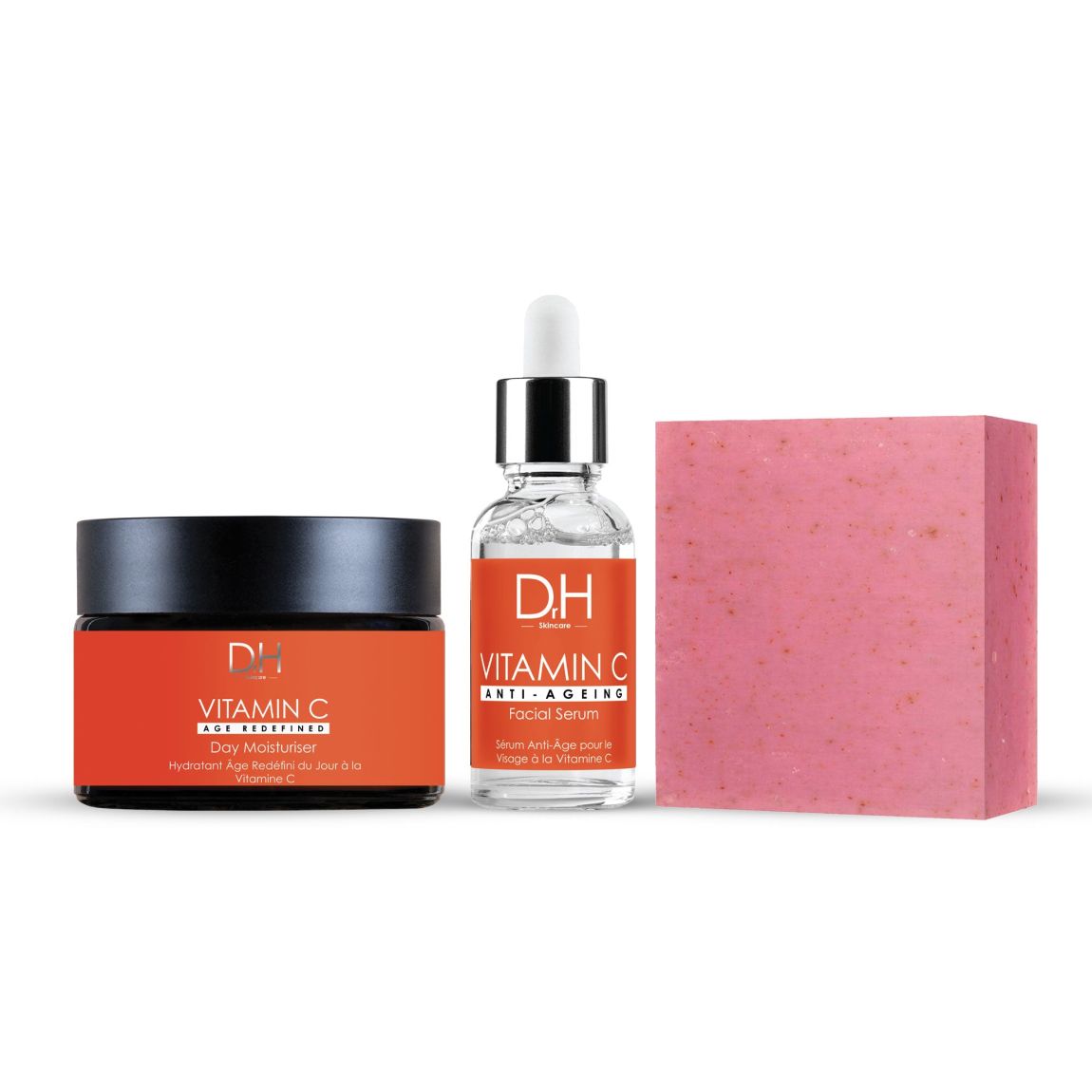 Dr H Vitamin C Anti-Ageing Morning Skincare Gift Set main product photo