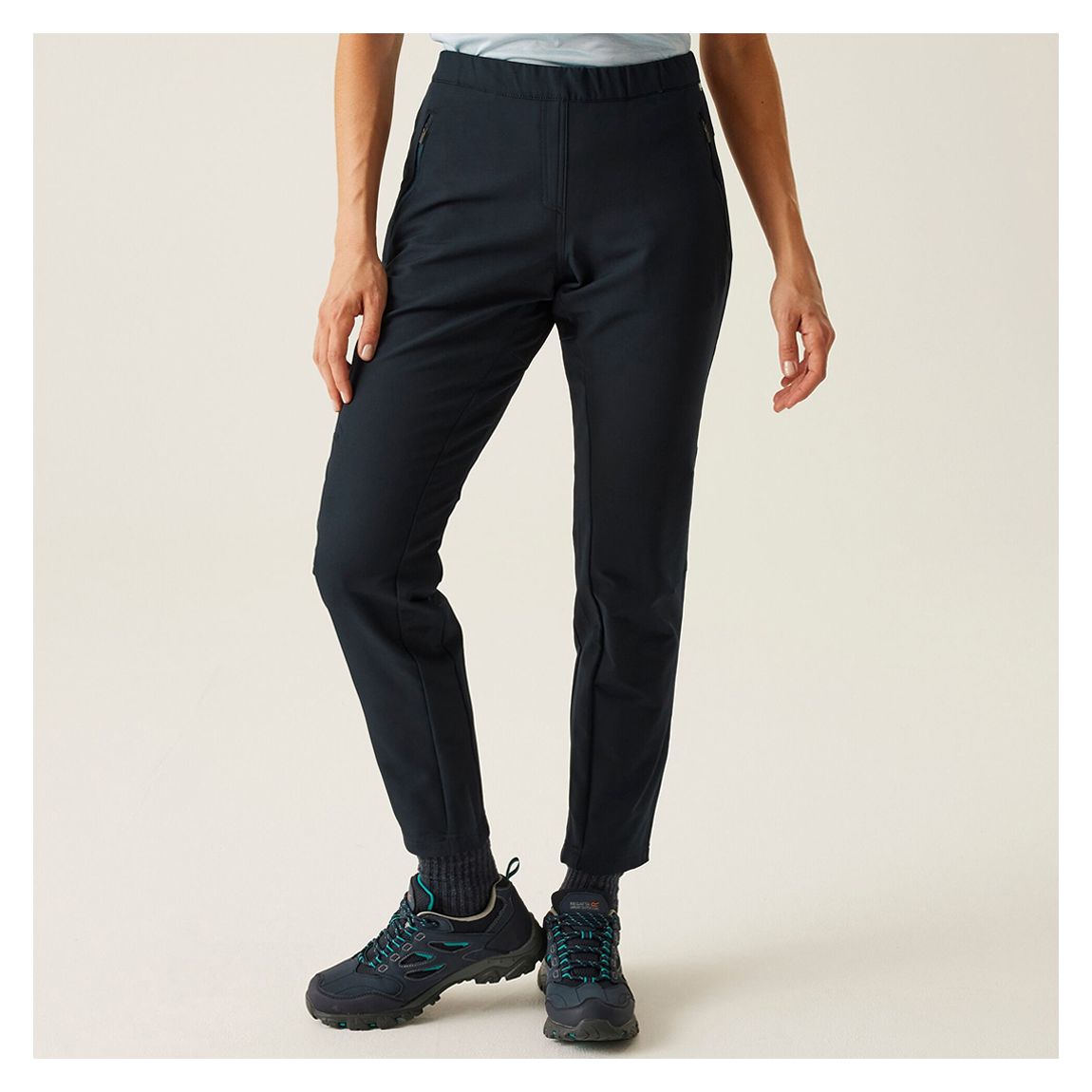 Navy Winter Pentre Stretch Trousers main product photo