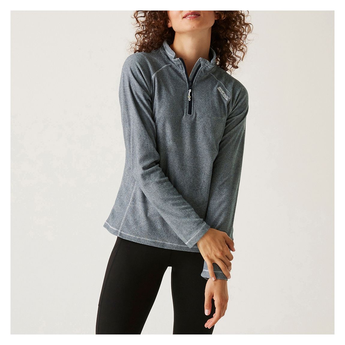 Navy Marl Montes Half-Zip Fleece main product photo