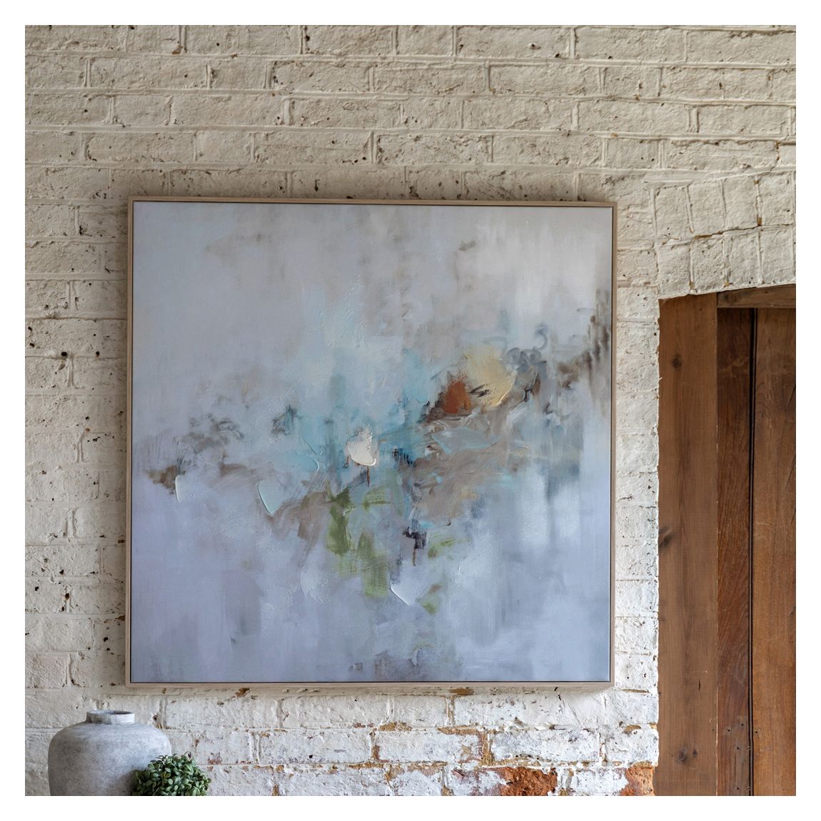 New Day Framed Canvas, 1000x1000mm main product photo