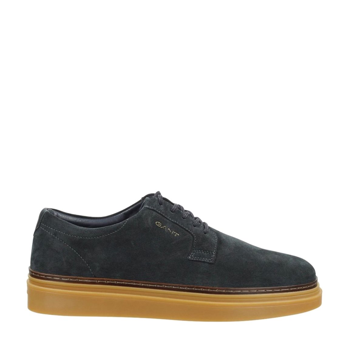 Men's Navy Kinzoon Suede Lace Up Shoe main product photo