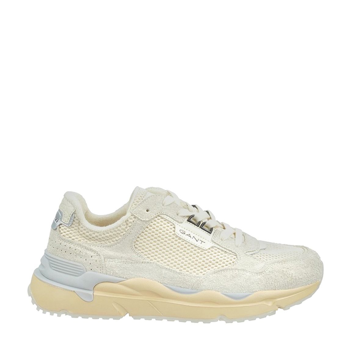 Men's White Zupimon Suede Trainer main product photo