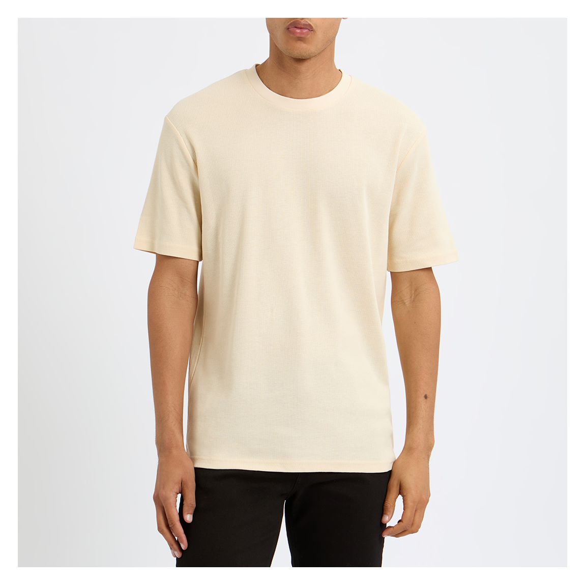 Stone Wigton Waffle Cotton T-Shirt main product photo
