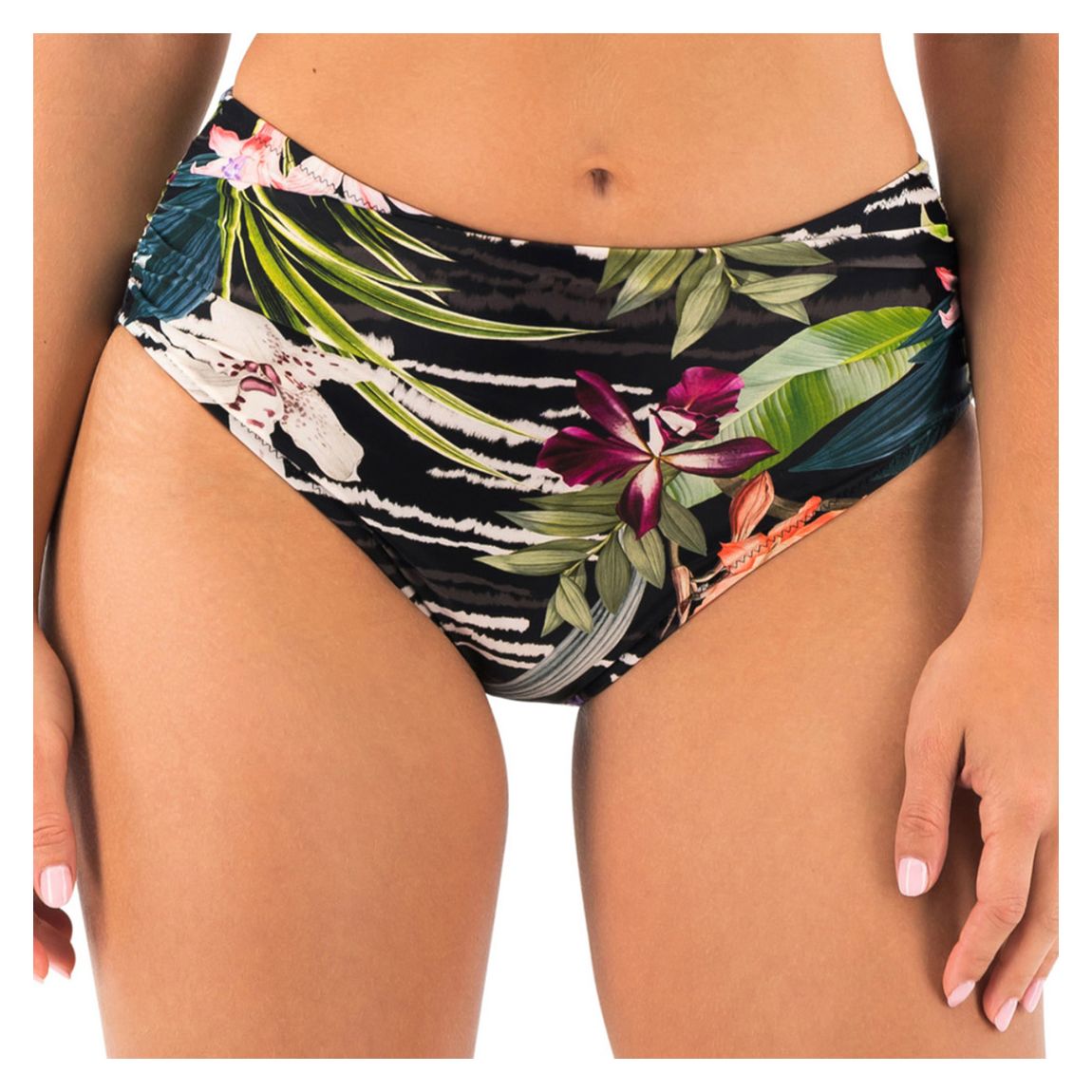 Tropical Print Maldives Full Bikini Brief main product photo