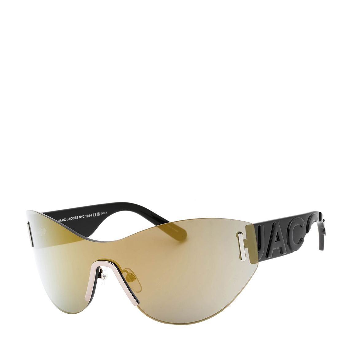 Women's Rimless Black Sunglasses 56mm main product photo