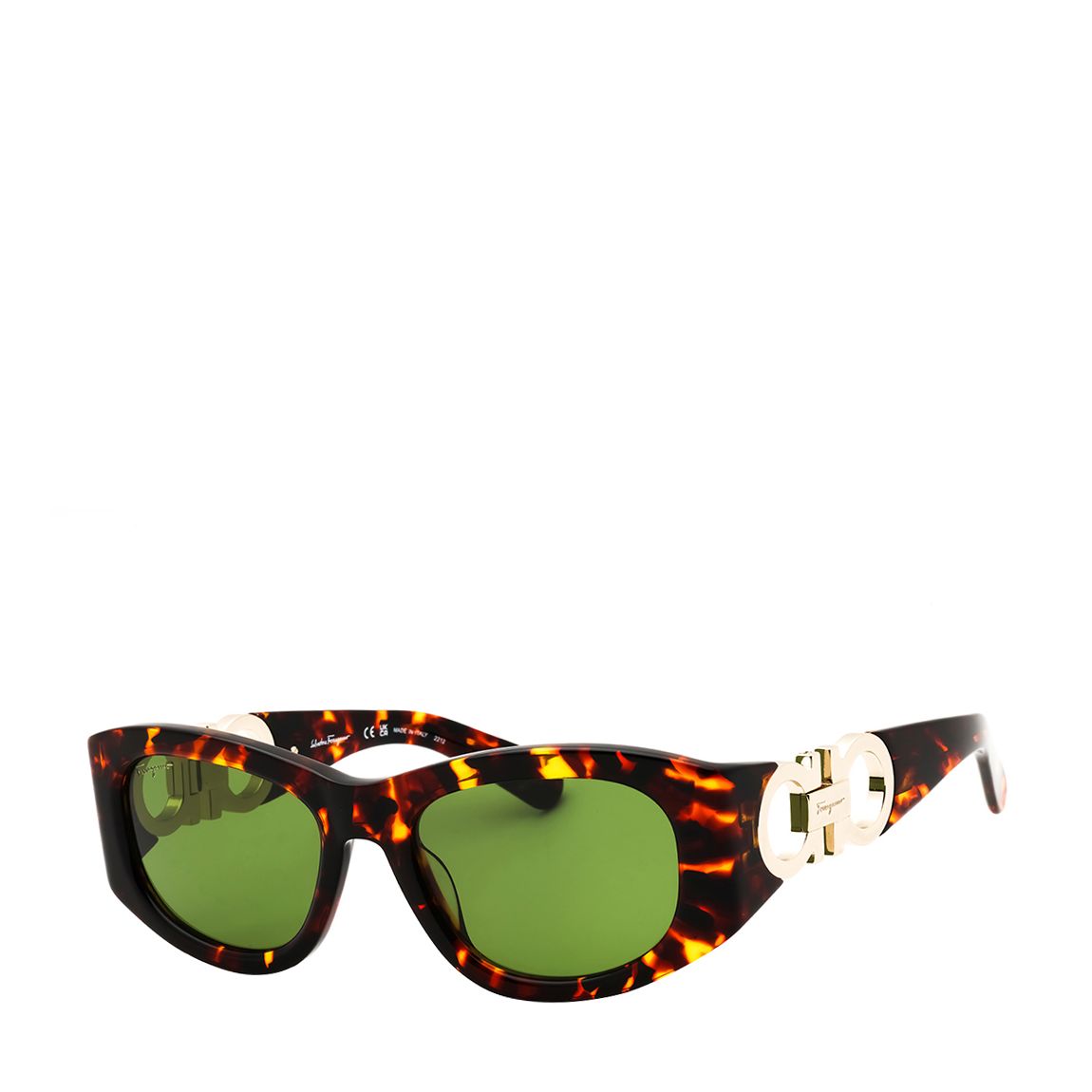 Women's Brown Salvatore Ferragamo Sunglasses 53mm main product photo