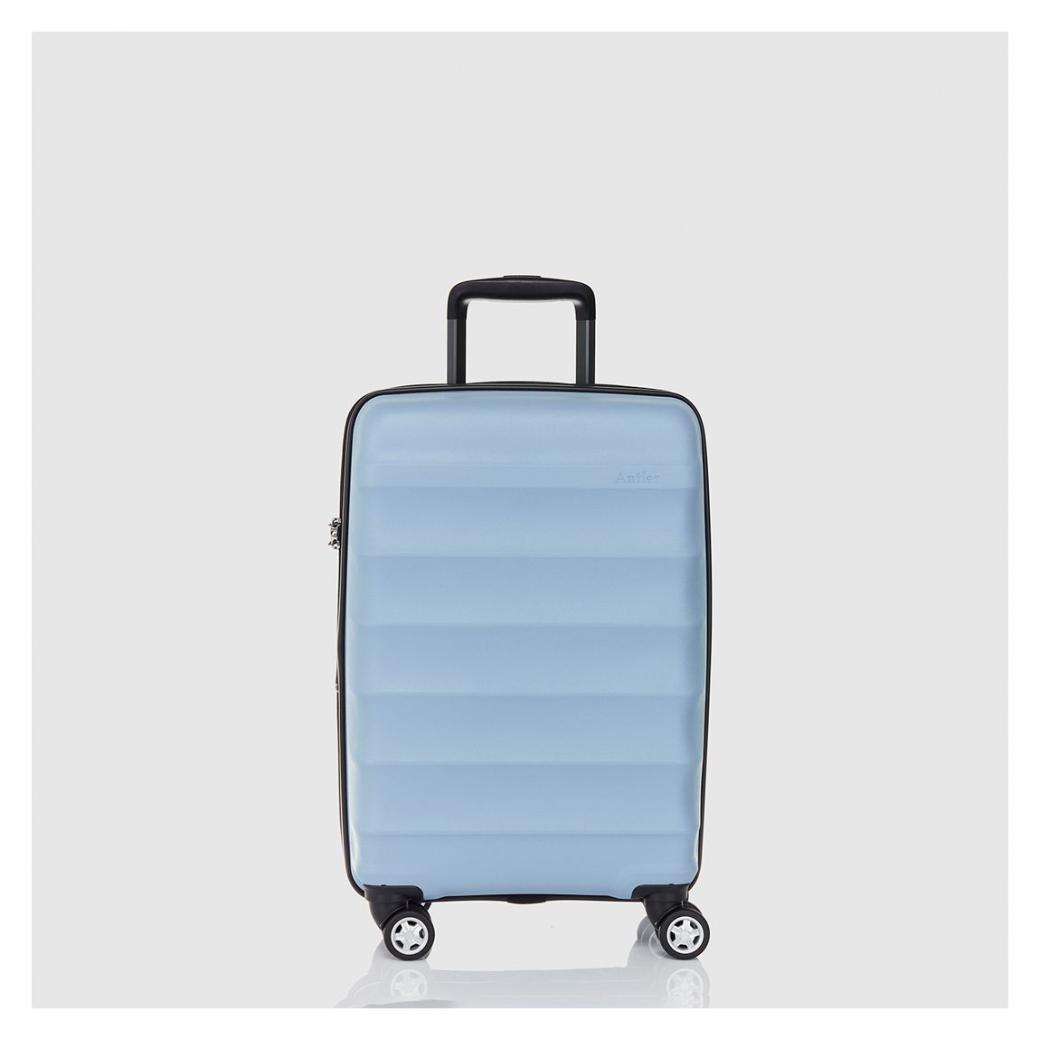 Grey Juno Expandable Cabin Suitcase 42L main product photo