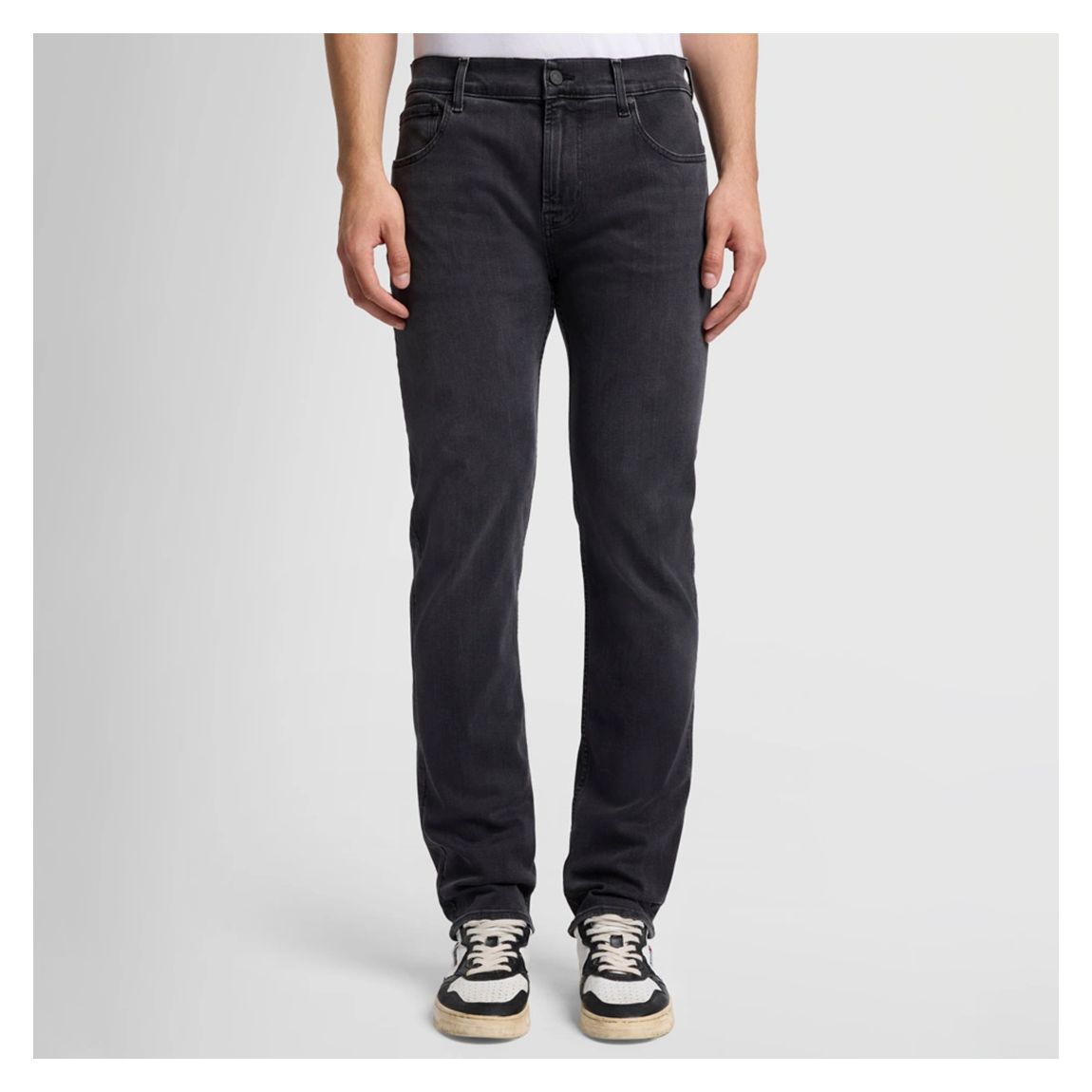 Black Slimmy Luxe Performance Jeans main product photo