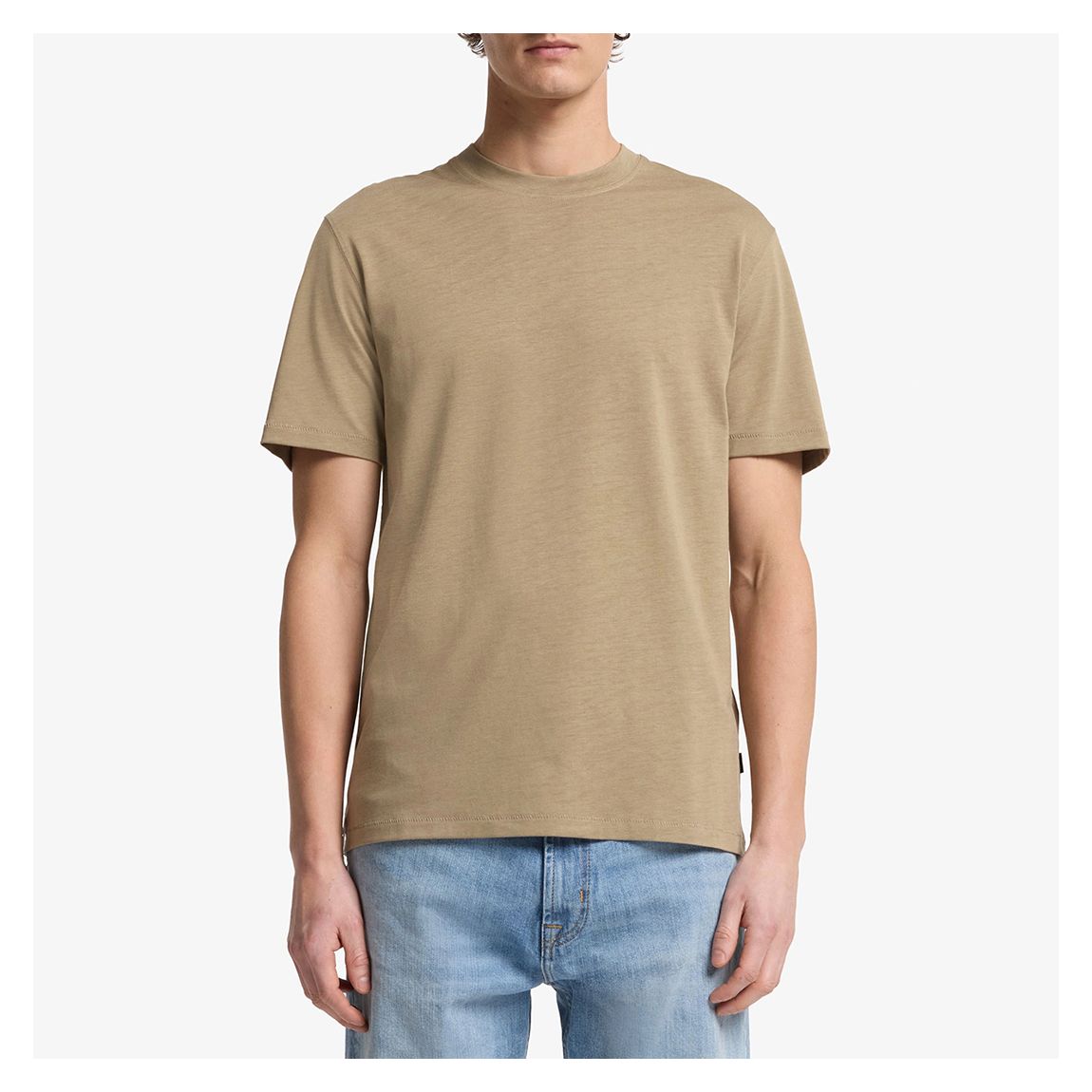 Tan Featherweight Cotton T-Shirt main product photo