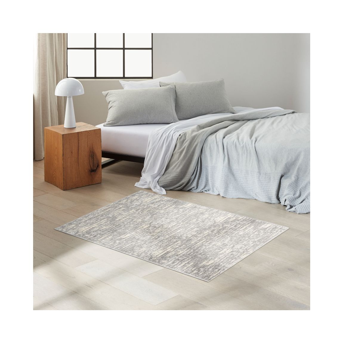 Enchanting 03 Grey Beige 152cm x 97cm Rug main product photo