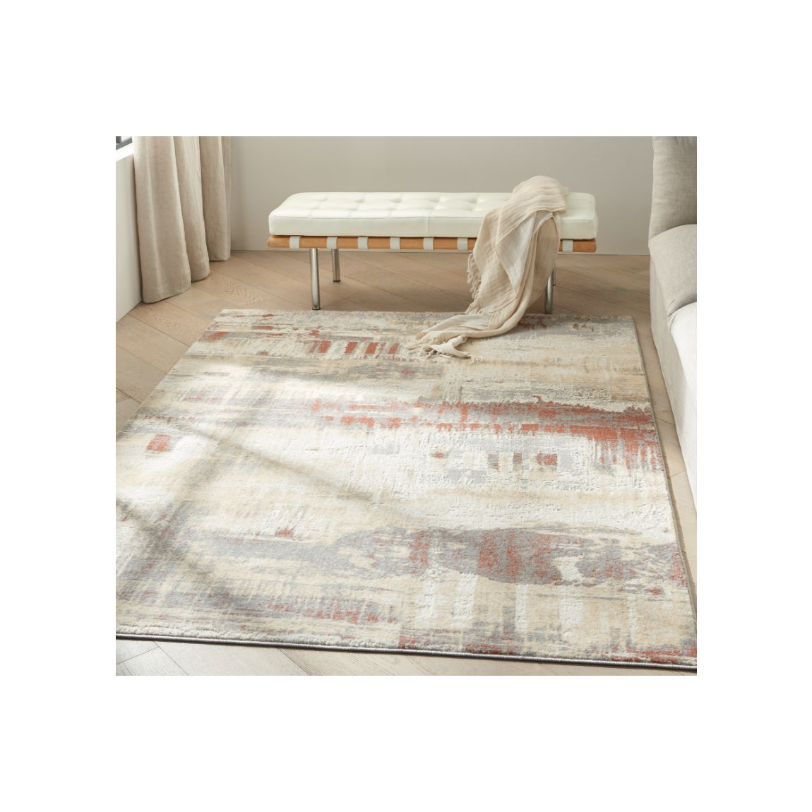 Enchanting 02 Grey Rust 300cm x 229cm Rug main product photo