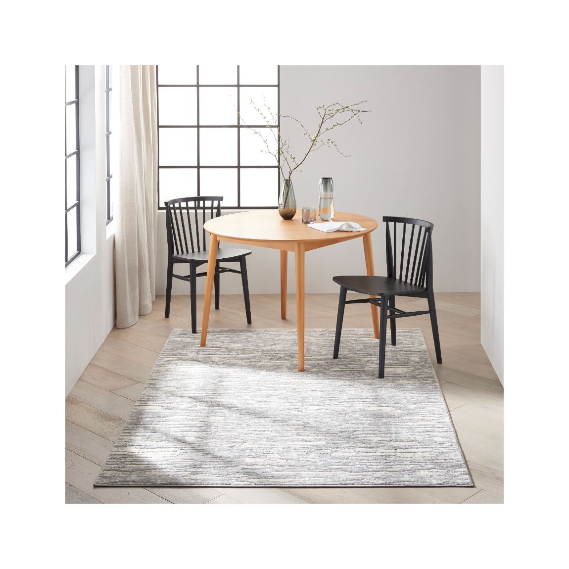 Enchanting 03 Grey Beige 221cm x 160cm Rug main product photo