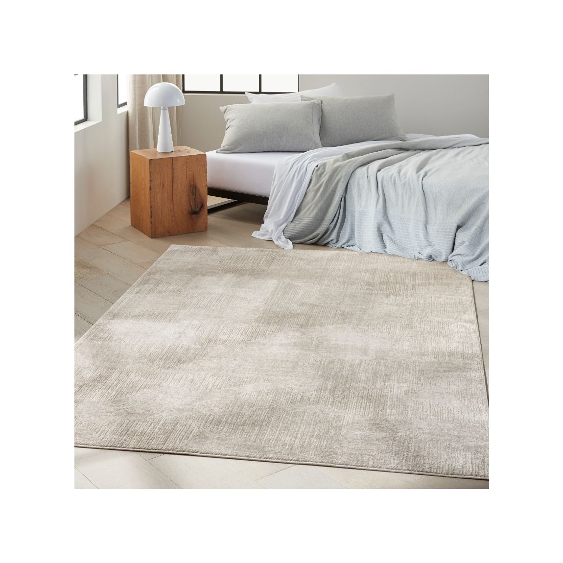 Irradiant 01 Silver 366cm x 274cm Rug main product photo