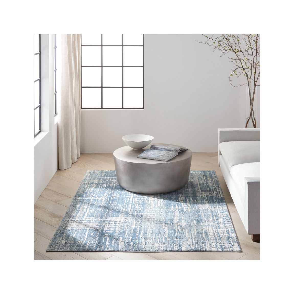 Enchanting 04 Seaglass Ivory 221cm x 160cm Rug main product photo