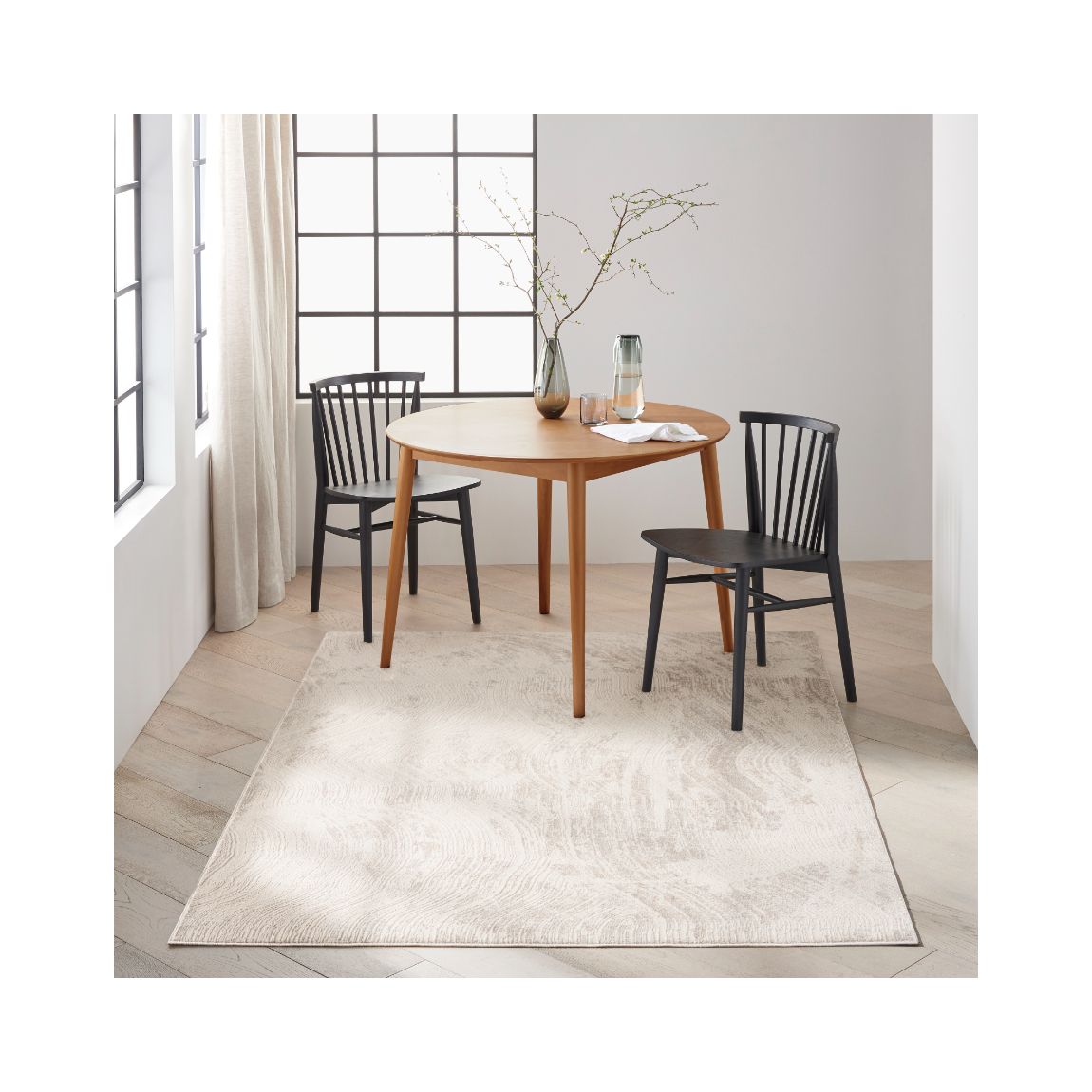 Irradiant 04 Silver Grey 300cm x 239cm Rug main product photo
