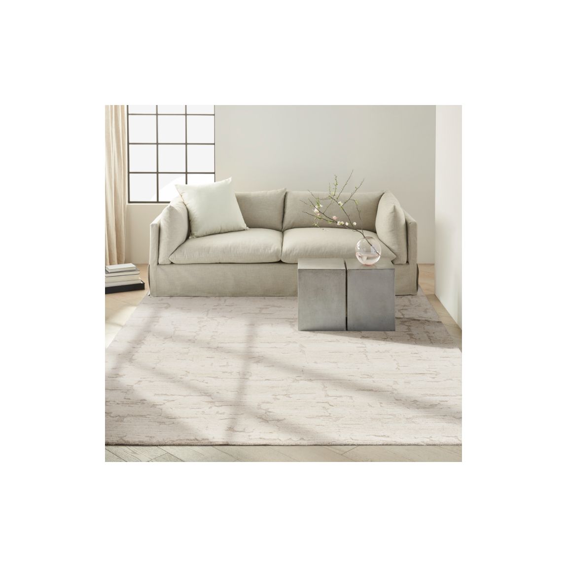 Sculptural 01 Ivory 297cm x 236cm Rug main product photo