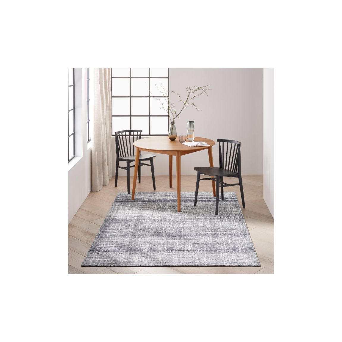 Safi 01 Silver Grey 213cm x 152cm Rug main product photo