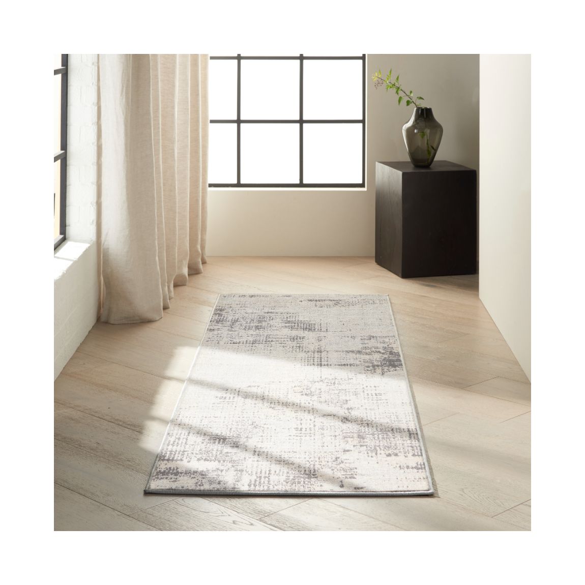 Rush 03 Ivory Beige 221cm x 69cm Rug main product photo