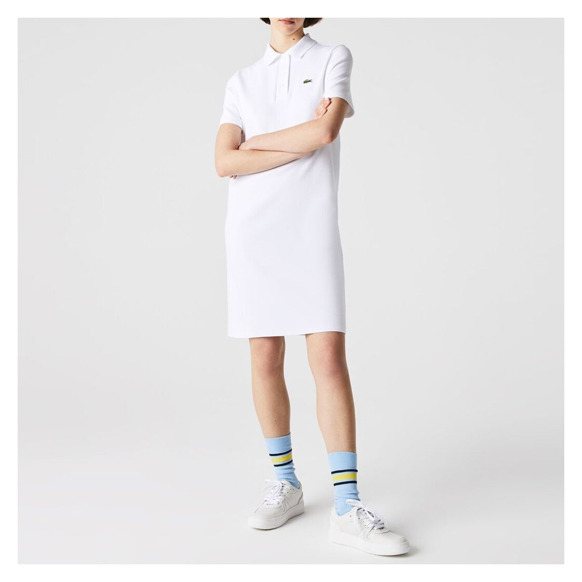 White Polo Dress main product photo