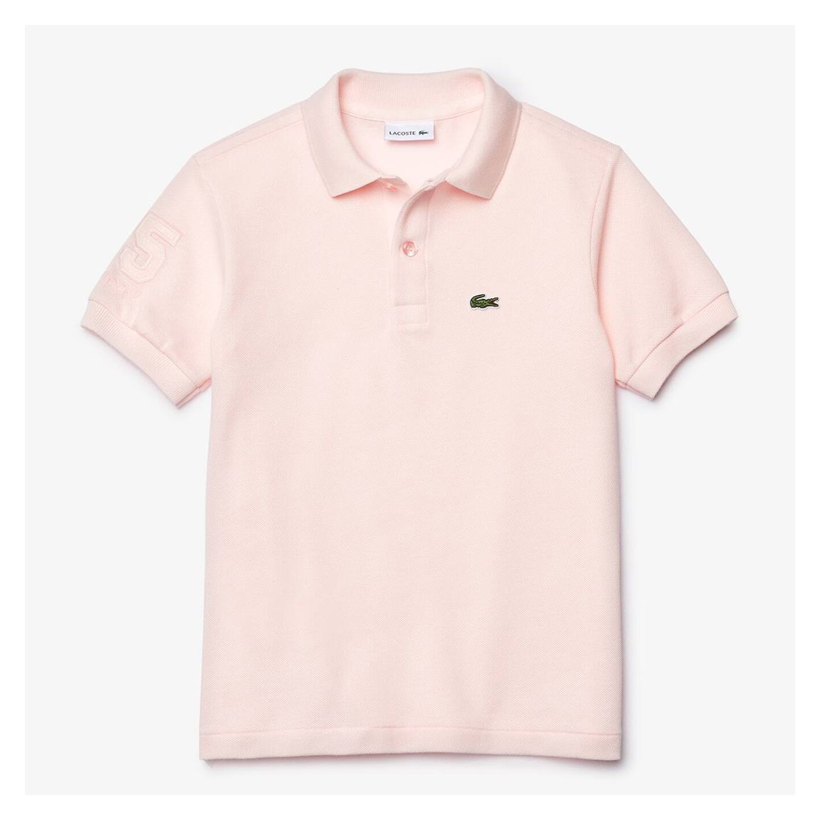 Teen Pale Pink Cotton Polo Shirt main product photo