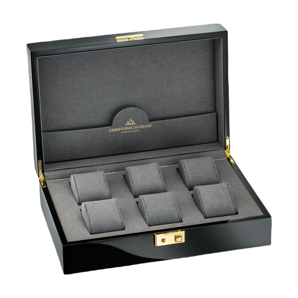 Black Christophe Duchamp 6-Watch Luxury Box main product photo