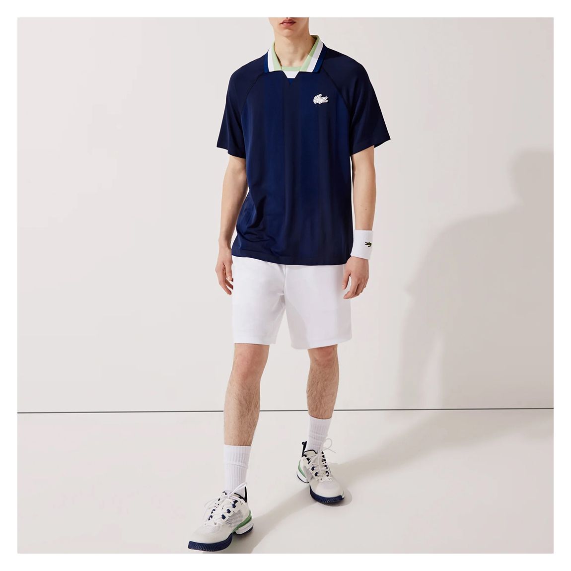 Navy Sport Seamless Polo Shirt main product photo