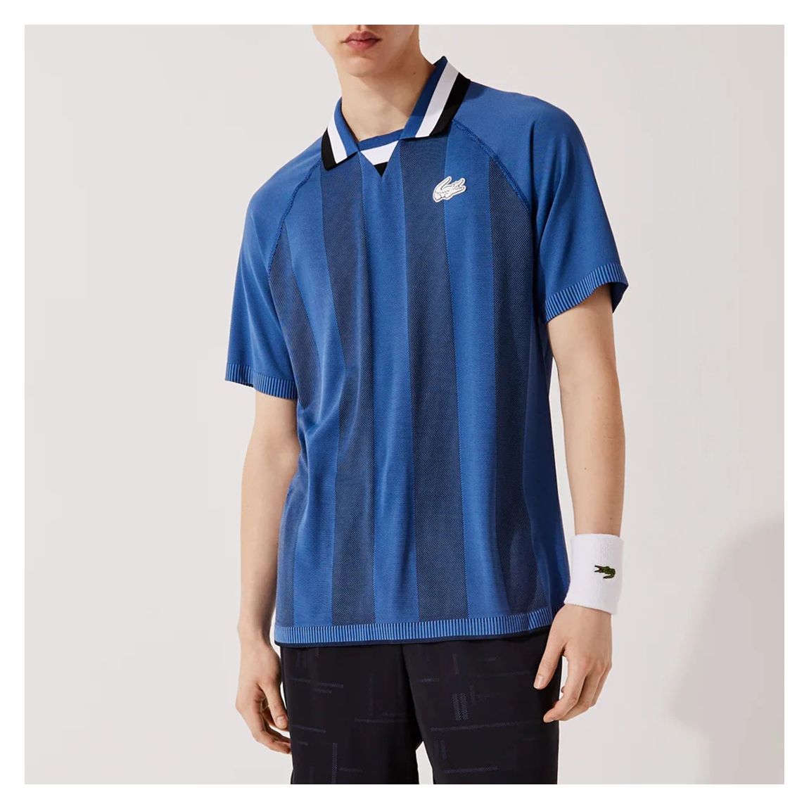 XBlue Jacquard Stripe Polo Shirt main product photo