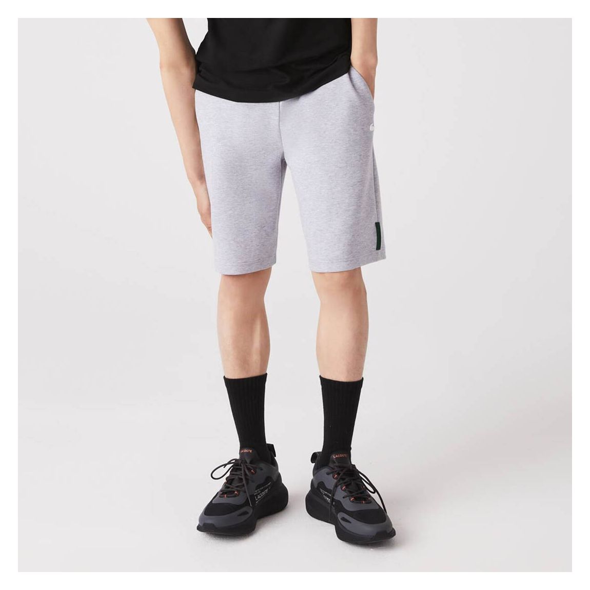 Grey Branded Shorts main product photo