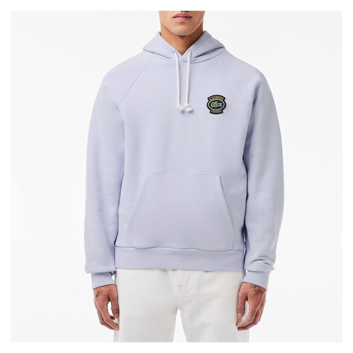 Pale Blue Patch Logo Cotton Sweatshirt main product photo