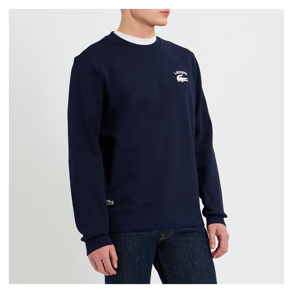 Navy Crew Neck Cotton Sweatshirt main product photo