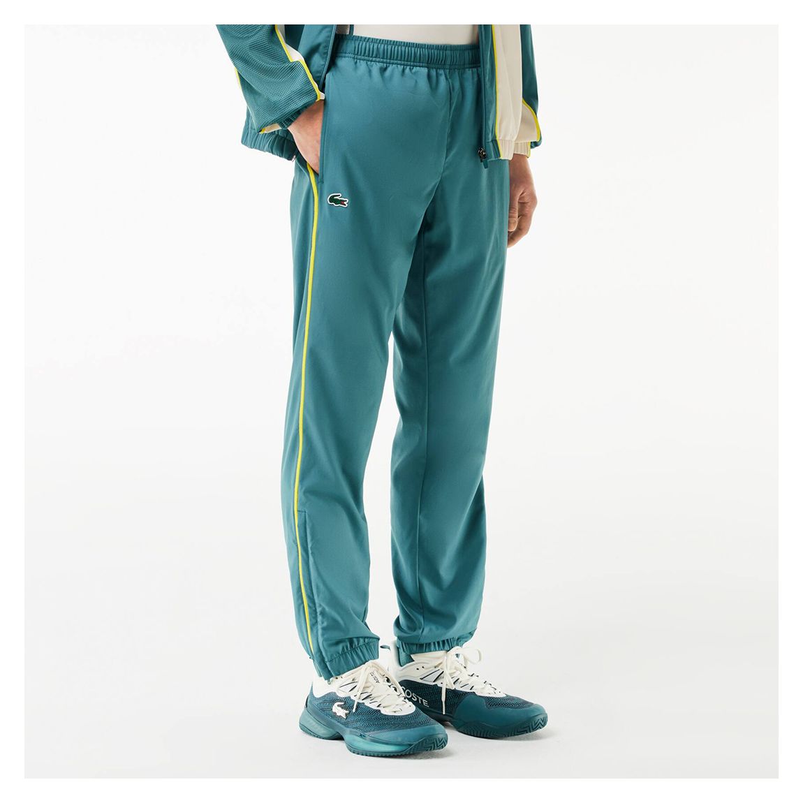 Blue Sporty Zip Split Joggers main product photo