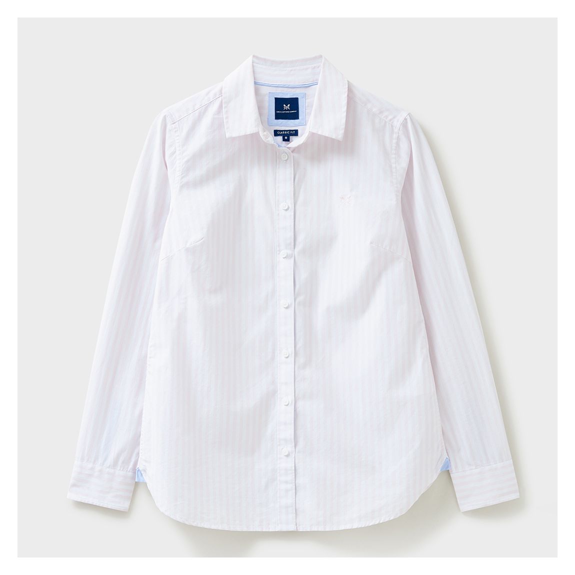 White/Pink Striped Shirt main product photo