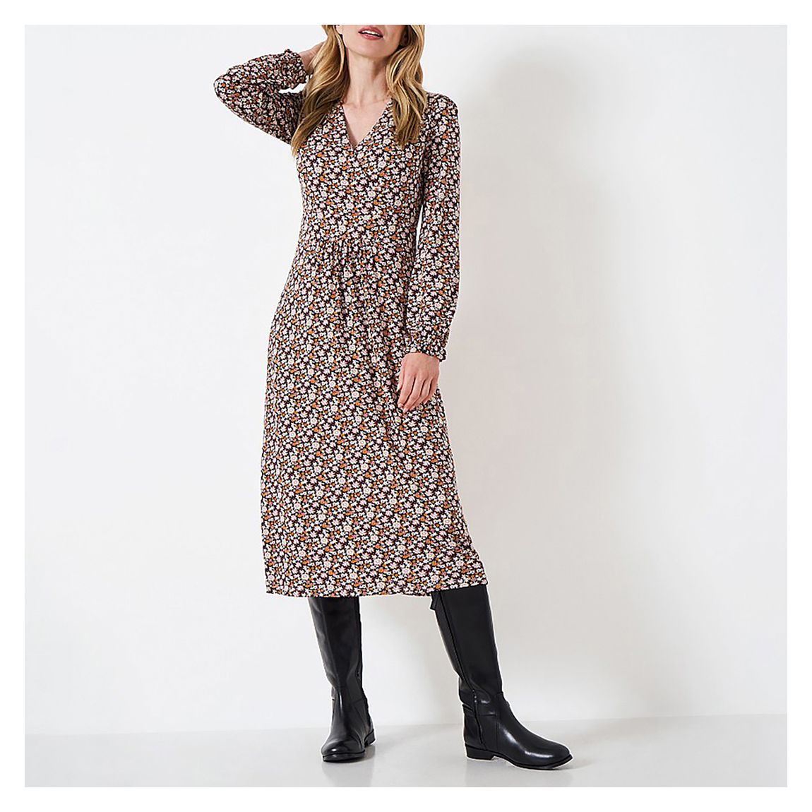 WRAP JERSEY DRESS main product photo