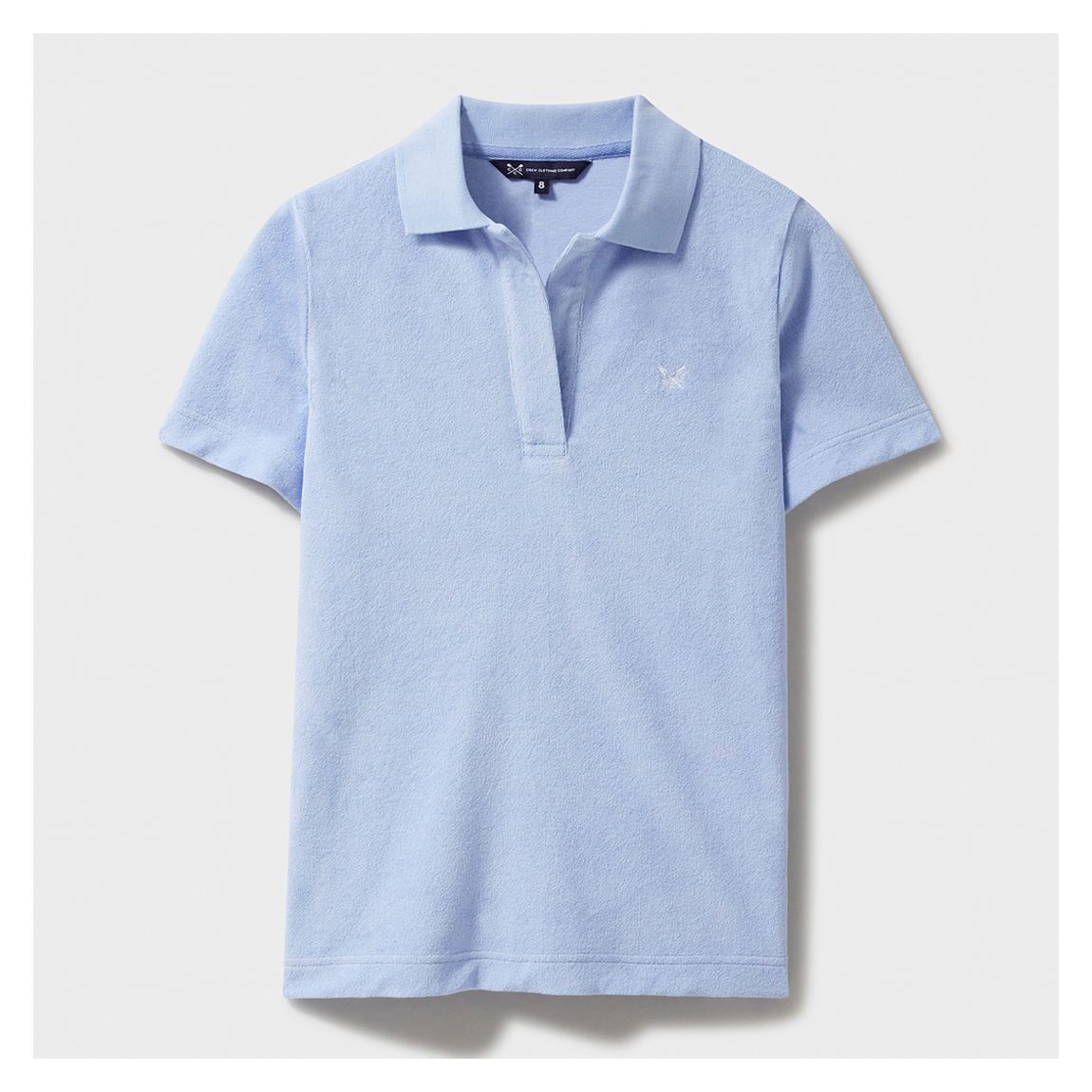 Baby Blue Polo Top main product photo