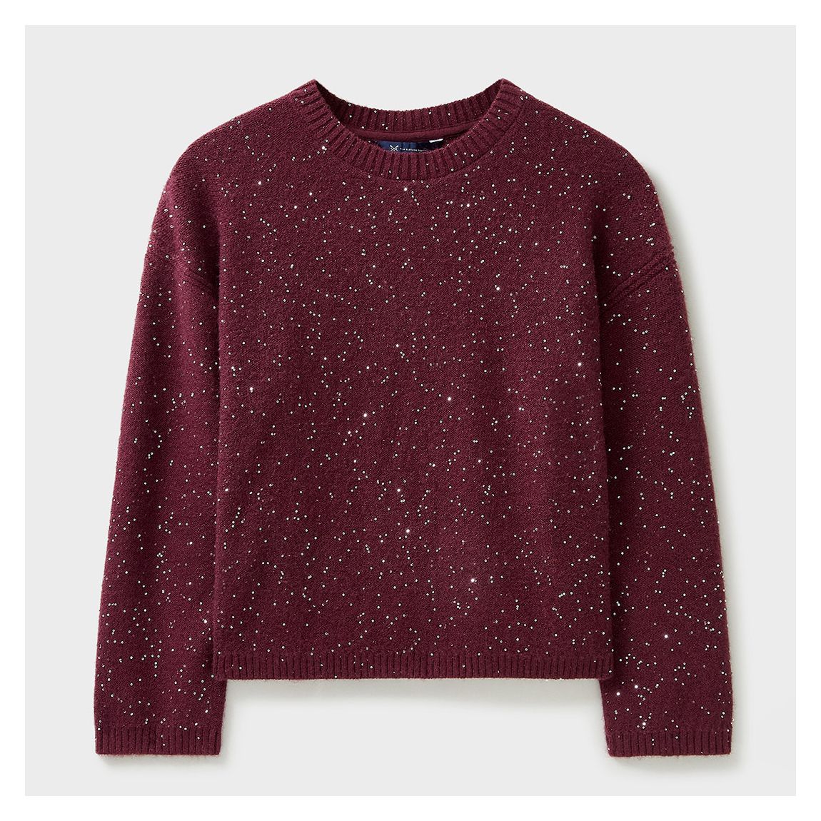 SEQUIN CREW NECK JUMPER main product photo