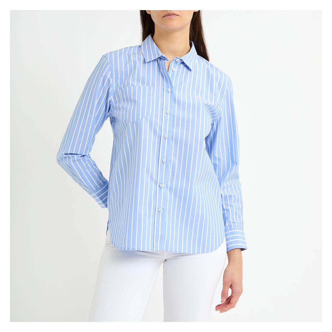 Blue Logo Stripe Shirt main product photo