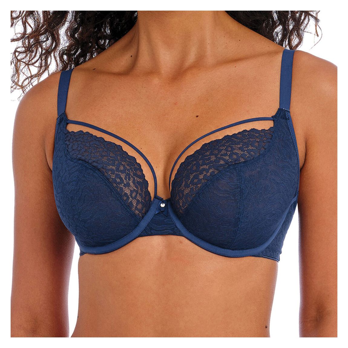 Navy Catwalk Plunge Bra main product photo