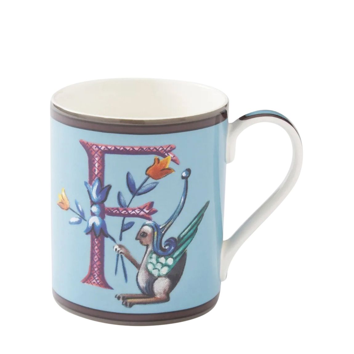 Kit Kemp Alphabet Mug - F main product photo