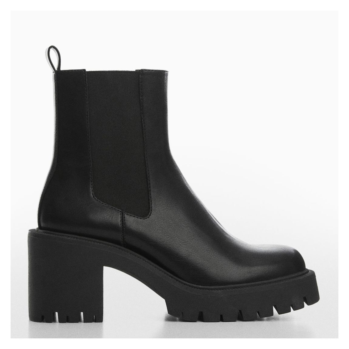 Black Torna Chunky Heeled Ankle Boots main product photo